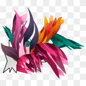 Illustration, HD Png Download - side border designs flowers png