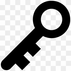 Key Silhouette In Diagonal Position - Key Silhouette, HD Png Download - office building silhouette png