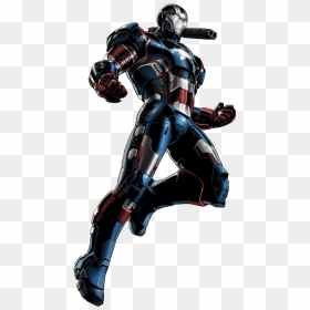 Iron Man / Iron Patriot - Marvel Avengers Alliance War Machine, HD Png Download - patriot png