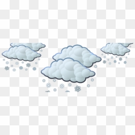 Weather Snowy Clipart, HD Png Download - animated cloud png