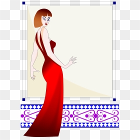 Illustration, HD Png Download - women dress png