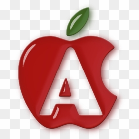 Descendants Clipart Apple Letter M Picture Library - Letter Apple Logo Hd, HD Png Download - descendants apple png