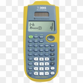 Transparent Graphing Calculator Clipart - Ti 30xs Multiview Calculator, HD Png Download - calculator clipart png