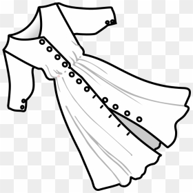 Dress Lineart - Dress Line Art Png, Transparent Png - school dress png