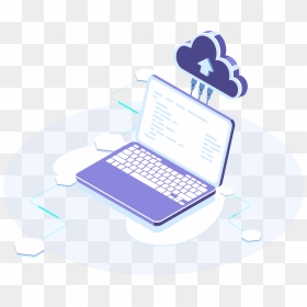 Netbook, HD Png Download - cloud technology png