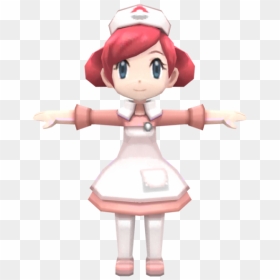 Center Nurse 3d Model - Cartoon, HD Png Download - nurse joy png