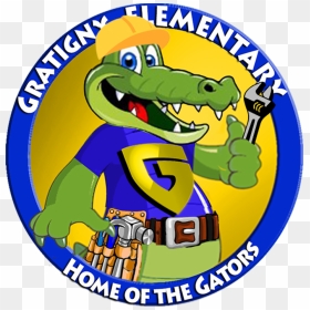 School Logo - Alligator Clip Art, HD Png Download - school dress png