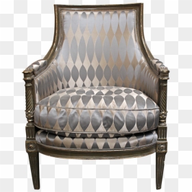 Chair Front View - Club Chair, HD Png Download - chair front view png