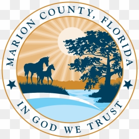Marion County Board Of County Commissioners Logo, HD Png Download - florida silhouette png