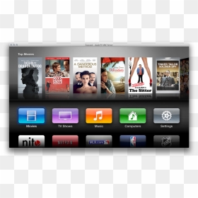 Apple Tv Interface - Apple Tv 2 Interface, HD Png Download - descendants apple png