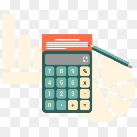 Accounting Calculation Clipart, HD Png Download - calculator clipart png