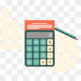 Accounting Calculation Clipart, HD Png Download - calculator clipart png