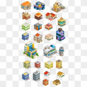 Building Map Pixel Art, HD Png Download - isometric grid png