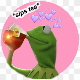 #yourmomstooopid #kermit #tea #love #kermitthefrog - Kermit The Frog And Baby Yoda, HD Png Download - kermit tea png