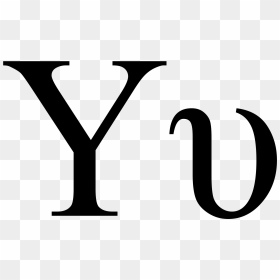 Upsilon Uc Lc - Upsilon, HD Png Download - greek letters png