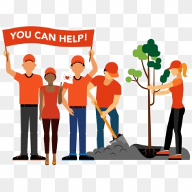 Help Fund A Community Project - Planting Trees Clipart Png, Transparent Png - planting png