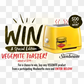 Vegemite Toaster Promo , Png Download - Small Appliance, Transparent Png - vegemite png