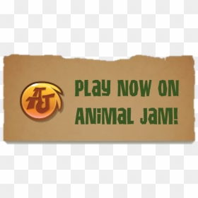 Play Now On Animal Jam - Sign, HD Png Download - animal jam logo png