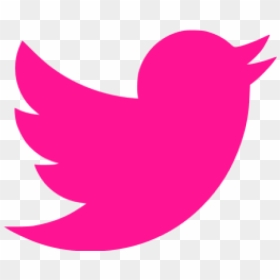 Twitter - Pink Twitter Logo Png, Transparent Png - twitterpng