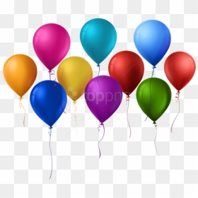 Free Png Balloons Png Images Transparent - Helium Balloons Png, Png Download - confeti globos png
