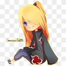 Deidara Chibi - Deidara Chibi Kawaii, HD Png Download - deidara png