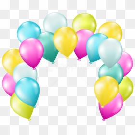 Free Png Download Balloons Arch Png Images Background - Birthday Balloons Arch Png, Transparent Png - confeti globos png