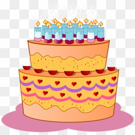 Thumb Image - Cartoon Birthday Cake Animation, HD Png Download - bolo png