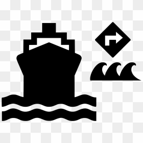 Routing Ships To Exploit Marine Current Propulsion - Boat Icon, HD Png Download - ships png