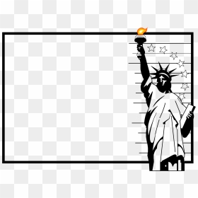 Liberty Frame Clip Arts - 自由 女神 像, HD Png Download - liberty png