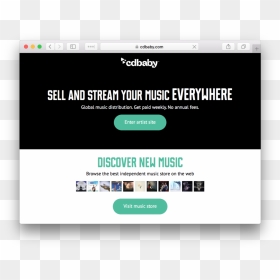 How To Get Your Music On Spotify With Cd Baby - Cd Baby, HD Png Download - cd baby logo png