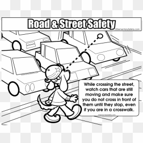 Roadway At Getdrawings Com , Png Download - Road Safety Coloring Pages, Transparent Png - roadway png