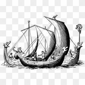 Saxon Ships Clip Arts - Ancient Greek Boat Race, HD Png Download - ships png