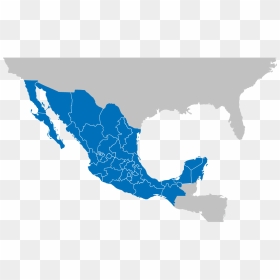 H1n1 Mexico, HD Png Download - mapa png