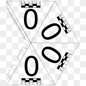 Cono Numerado Recortable Clip Arts - Testigos Numericos, HD Png Download - circulo negro png