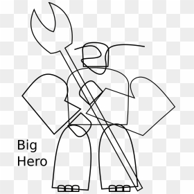 Big Hero With Bolo Clip Arts - Clip Art, HD Png Download - bolo png