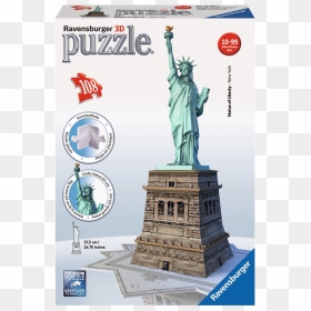 Puzzle Ravensburger 3d, HD Png Download - estatua de la libertad png