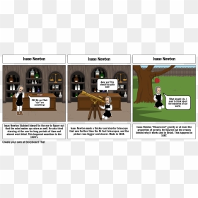 Cartoon, HD Png Download - isaac newton png