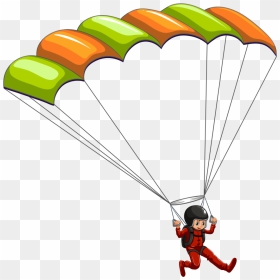 Skydive Clipart Png - Parachute Clipart, Transparent Png - skydiving png
