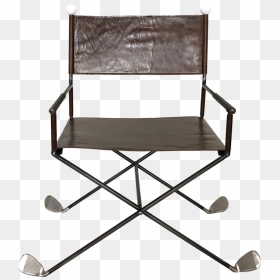 Folding Chair, HD Png Download - chair front view png
