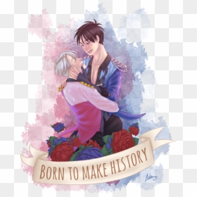 Born To Make History - Cartoon, HD Png Download - yuri katsuki png