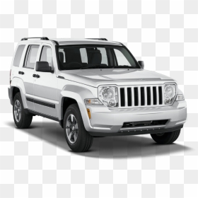 Jeep Liberty Png - White Jeep Liberty With Black Grill, Transparent Png - liberty png