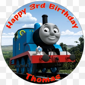 Personalised Thomas And Friends Edible Printed Round - Thomas Thomas & Friends, HD Png Download - thomas and friends png