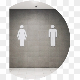 All Gender Restroom Signs Image - Clyde Holliday State Recreation Site, HD Png Download - restroom sign png