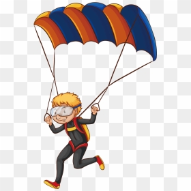 Parachute Parachuting Cartoon Royalty-free - Parachute Cartoon Png, Transparent Png - skydiving png