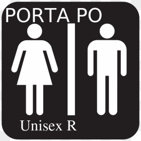 Bathroom Gender Signs, HD Png Download - restroom sign png