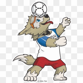 Mascote Da Copa 2018 Clipart Svg Free Download Copa - Fifa World Cup 2018 Mascot Png, Transparent Png - copa png