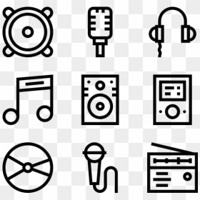 Circle, HD Png Download - music icons png
