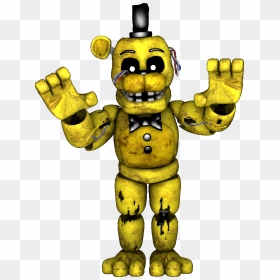 Thumb Image - Five Nights At Freddy's Withered Golden Freddy, HD Png Download - golden freddy png