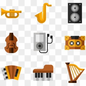 History Vector Png, Transparent Png - music icons png