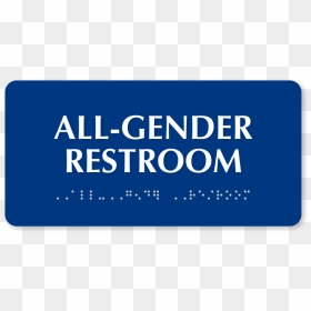 Sign, HD Png Download - restroom sign png